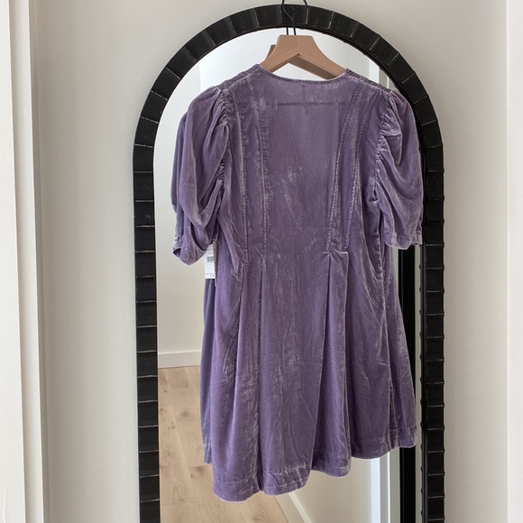 Free People Velvet Puff Sleeve Top - Picture 5 of 5